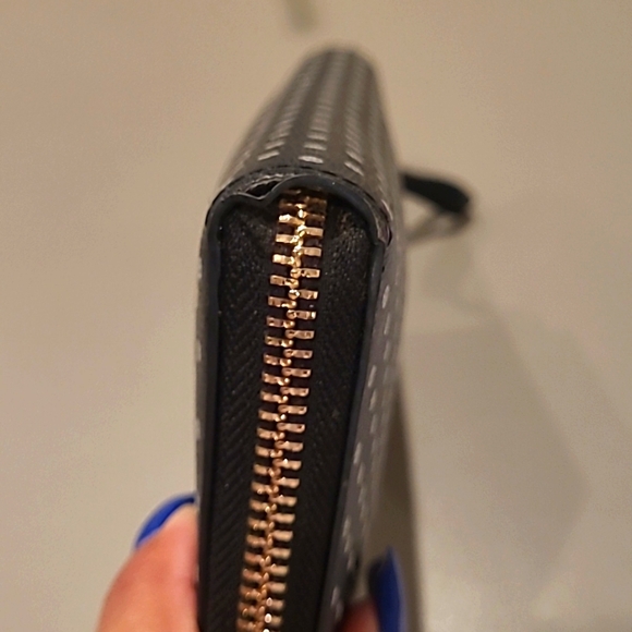 Kate Spade Spencer Metallic Dot Continental Wallet - Picture 6 of 8